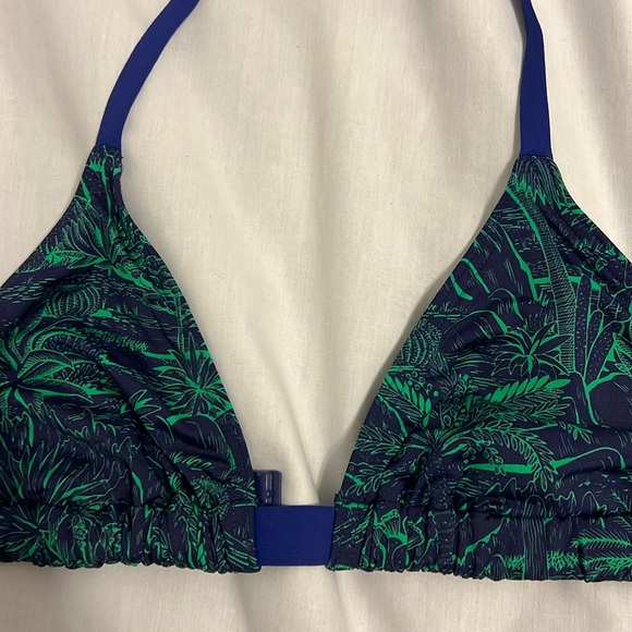 Maison Lejaby Sierra Nevada printed triangle bikini top & low-rise bikini briefs - Picture 9 of 12